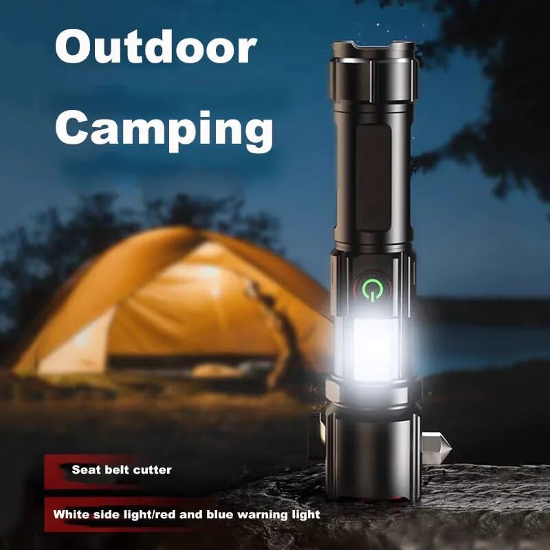 Multifunctional 5 in 1 torch 1km  range