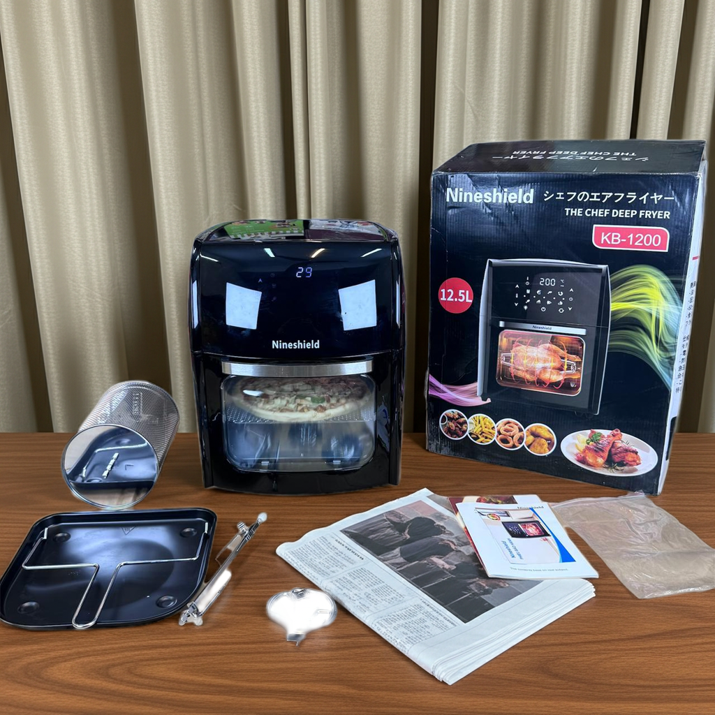 18 IN 1 NINESHIELD 12.5L AIR FRYER OVEN 1800W