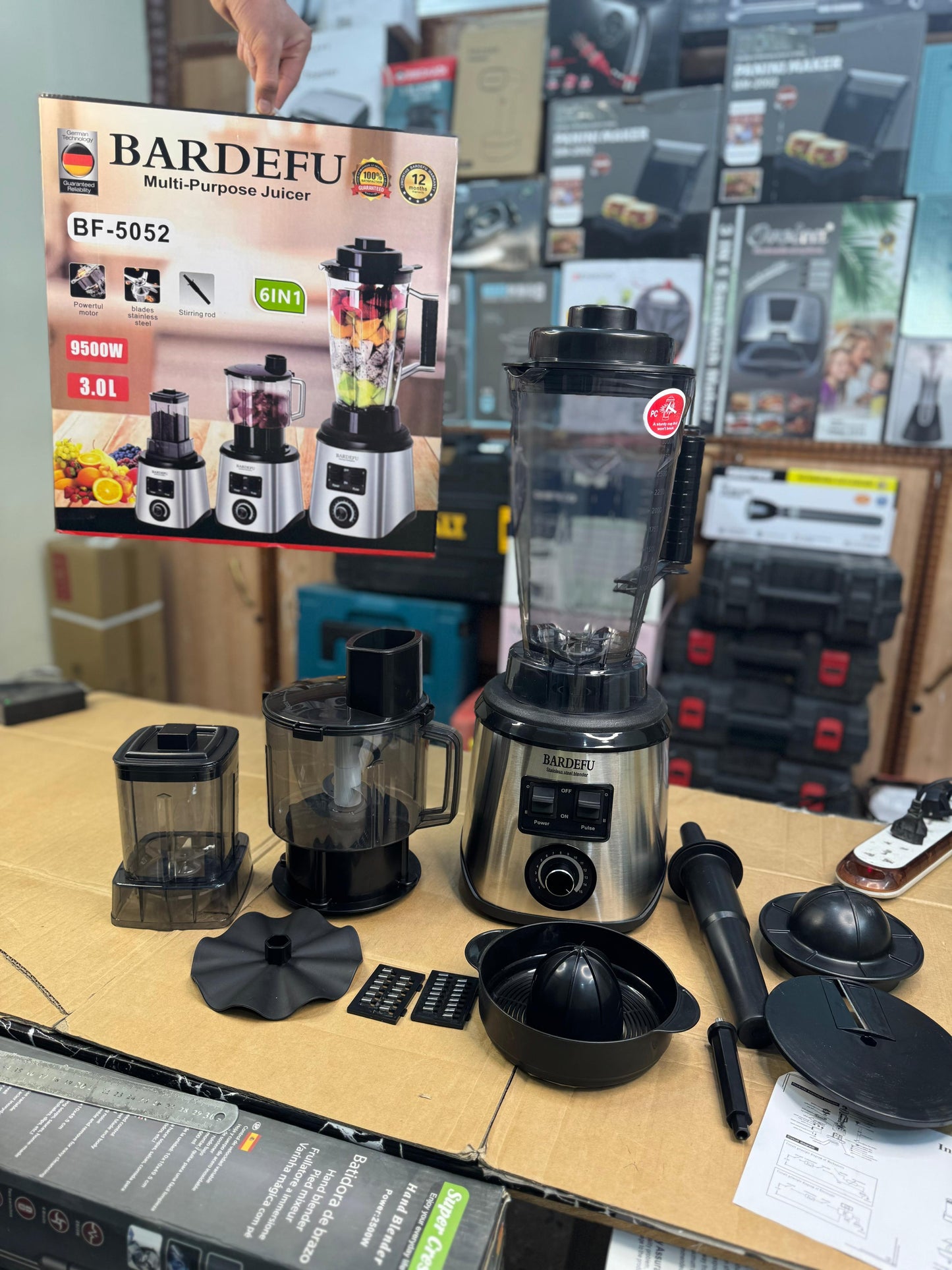 BARDEFU Germany 6 in 1 blender set BF-5052
