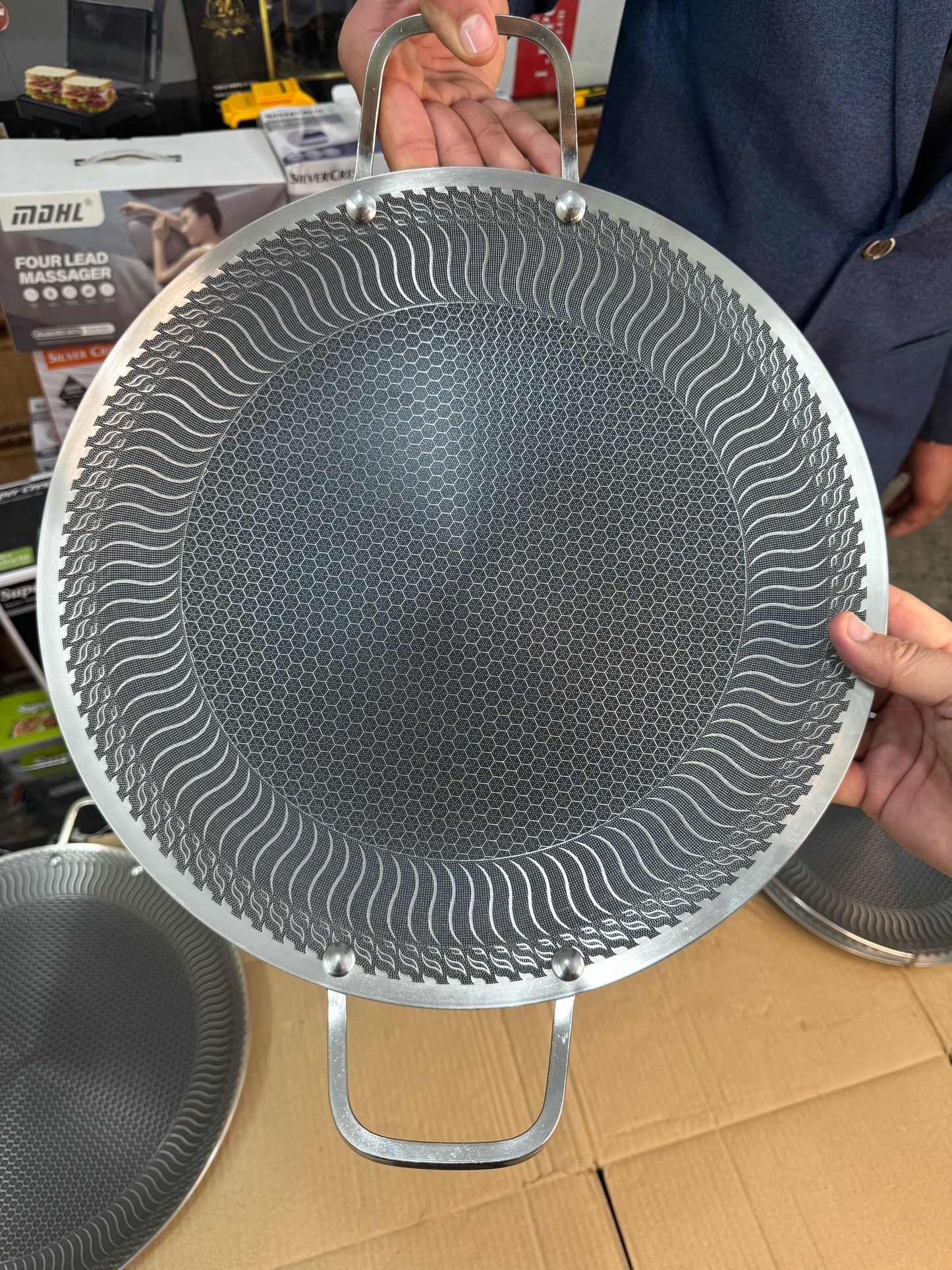 Germany lot 38cm  honeycomb lesser coating tawa