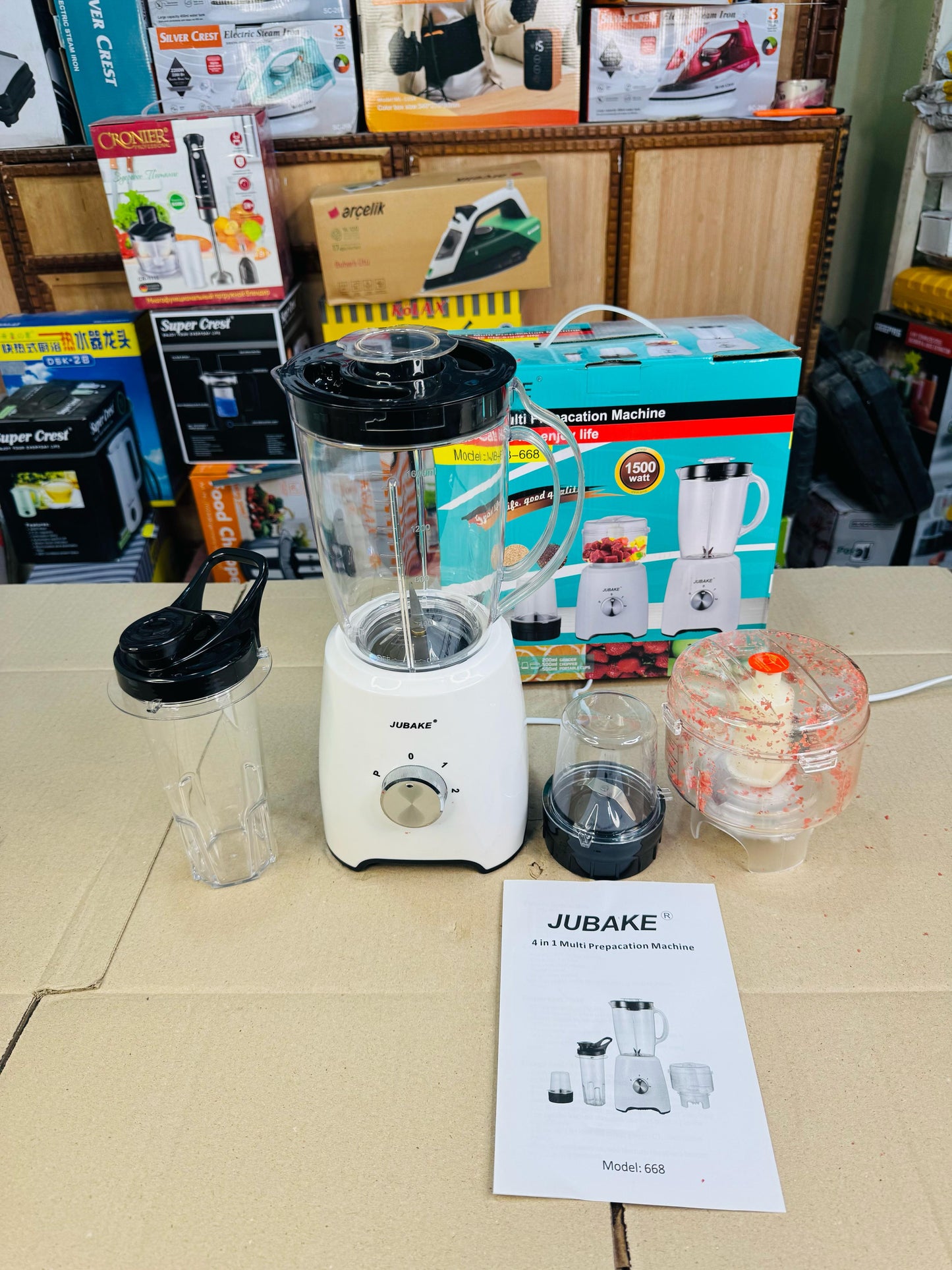 jubake 4 in 1 multifunctional blender chopper