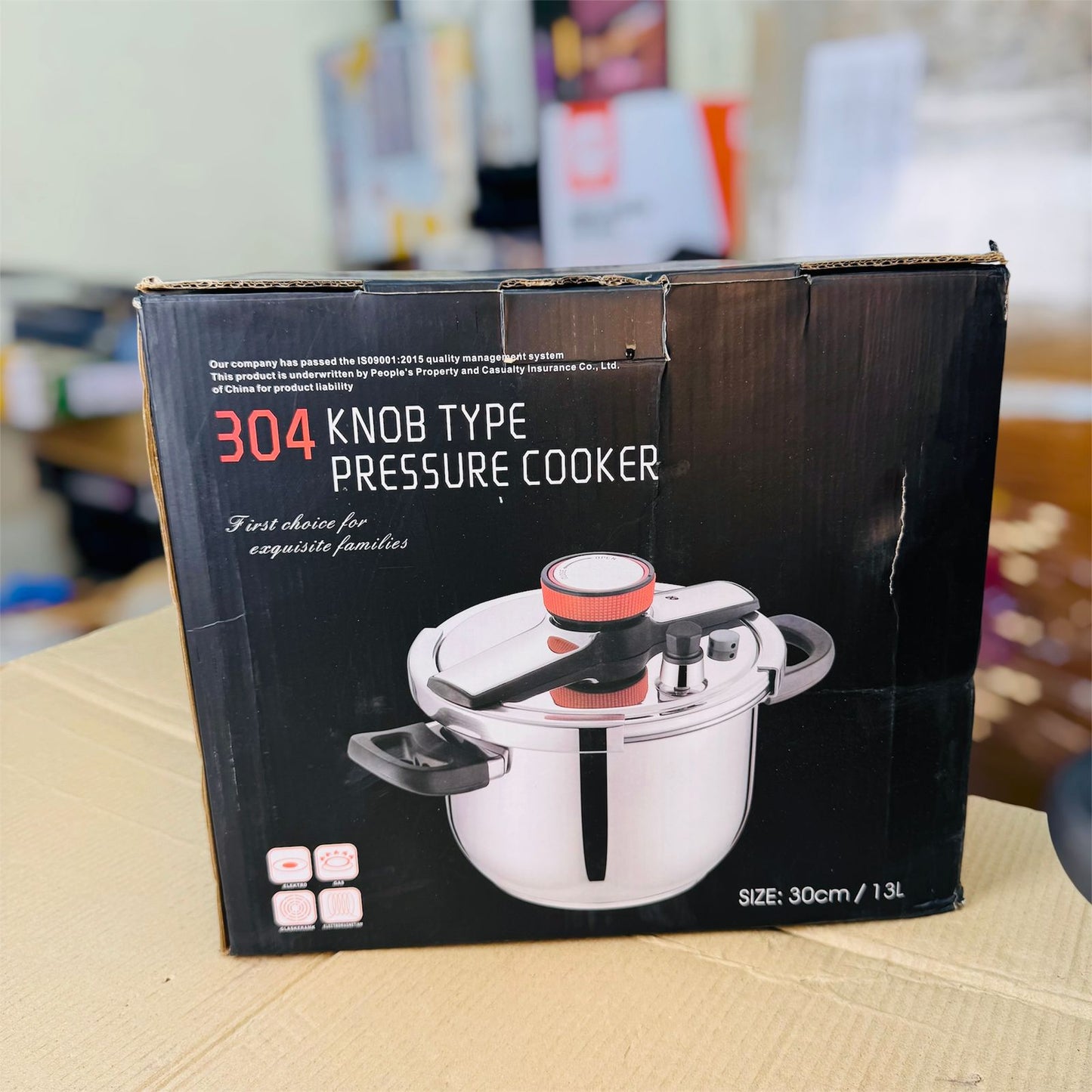 Lot imported 13L pressure cooker 304 stainless steel