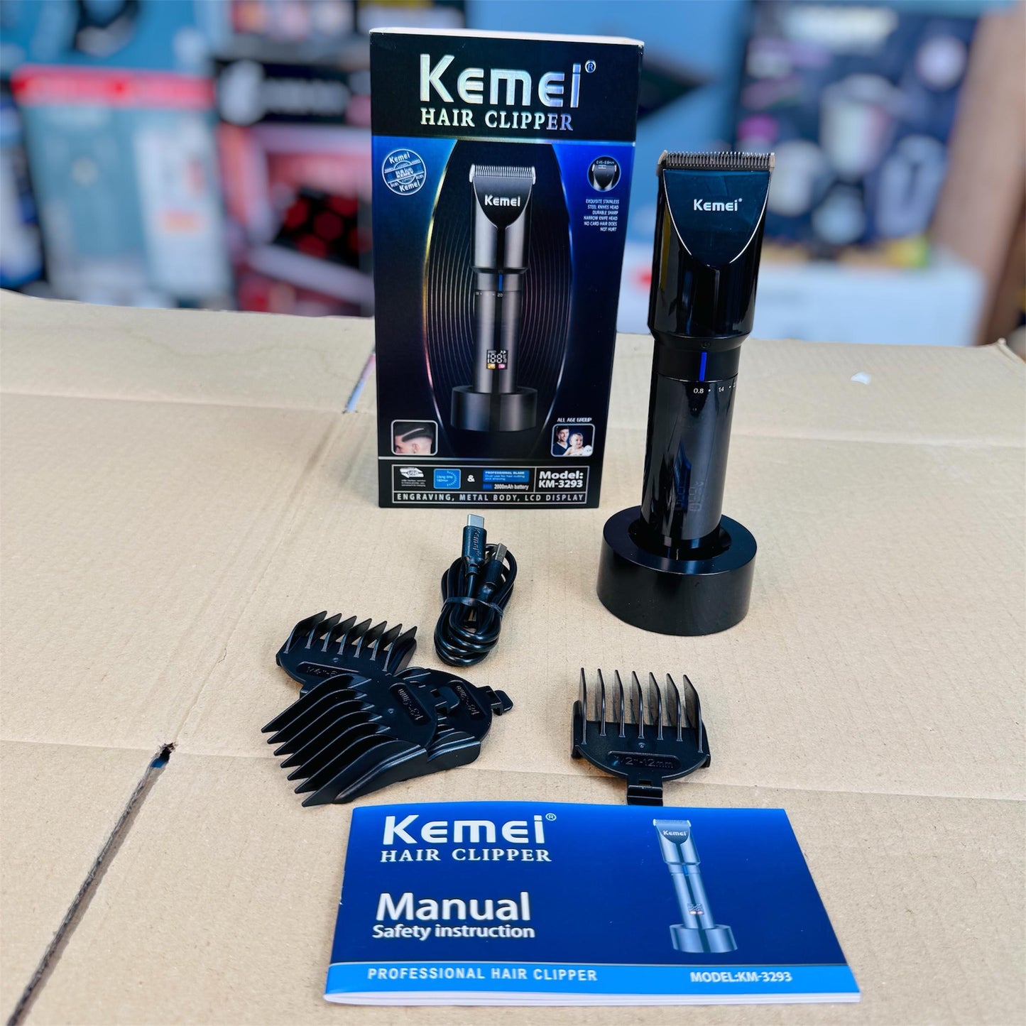 KEMEI professional hair clipper & hair trimmer M-km 3293