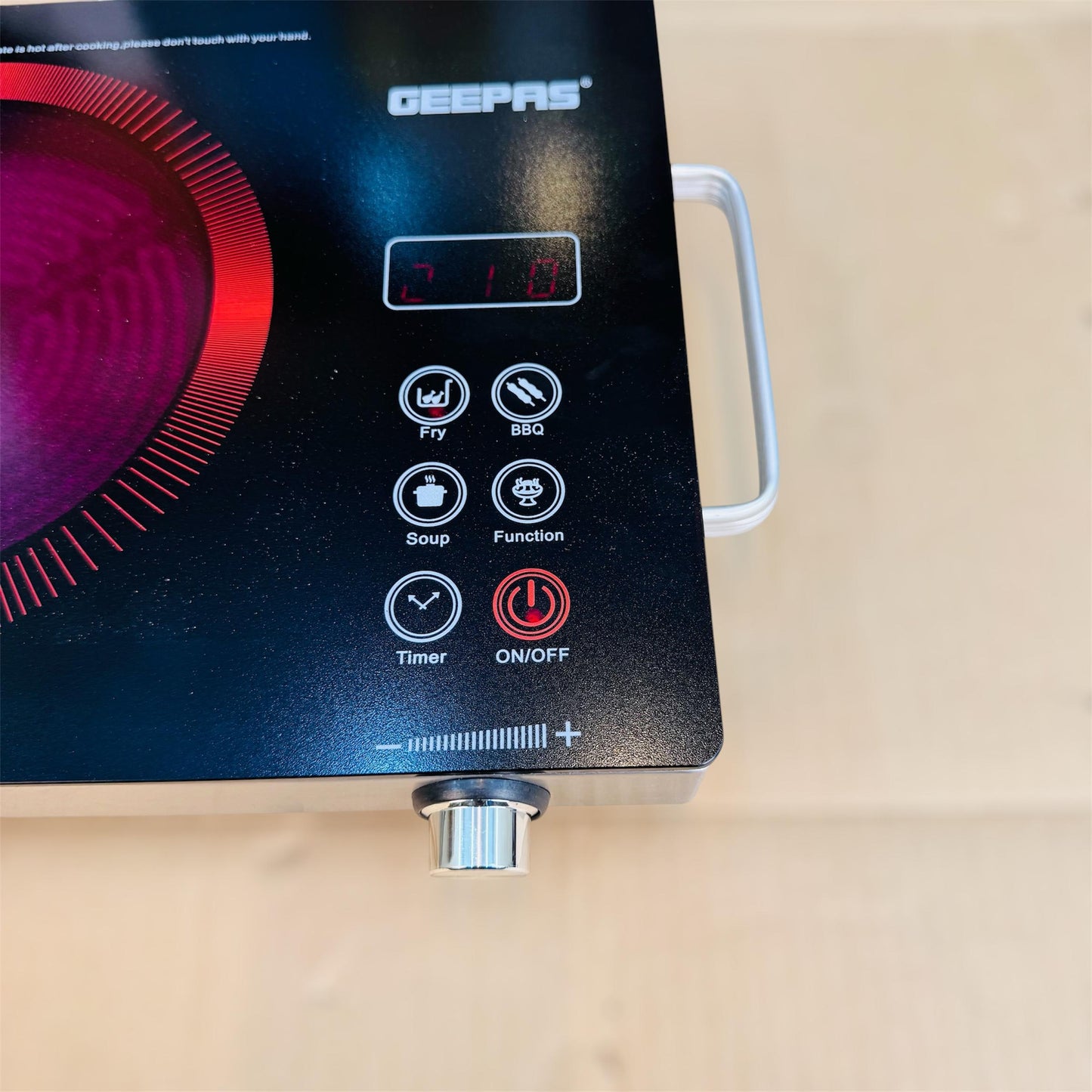 GEEPAS digital infrared hot plate Gic 6921NV