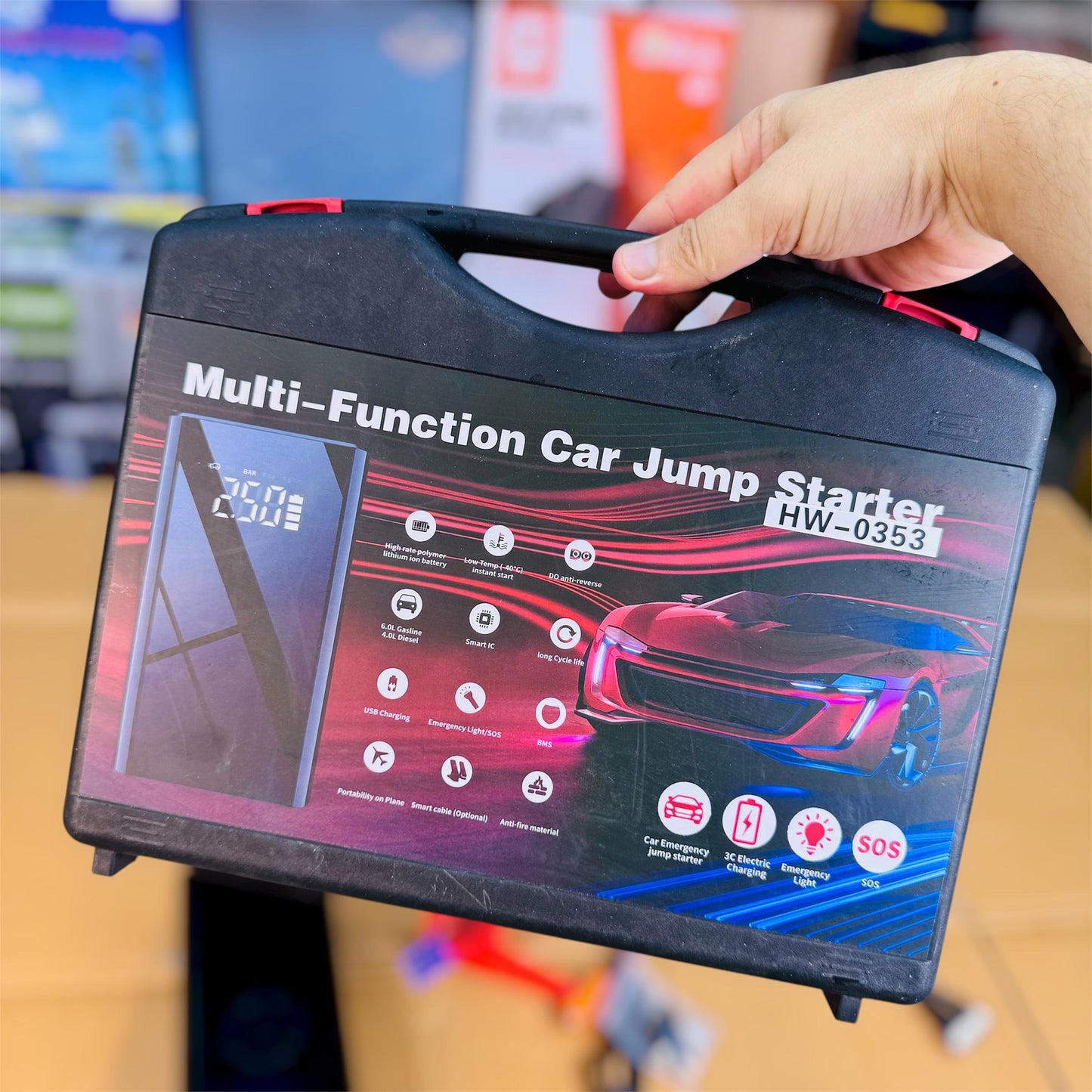 Multifunction car jump starter HW-0353