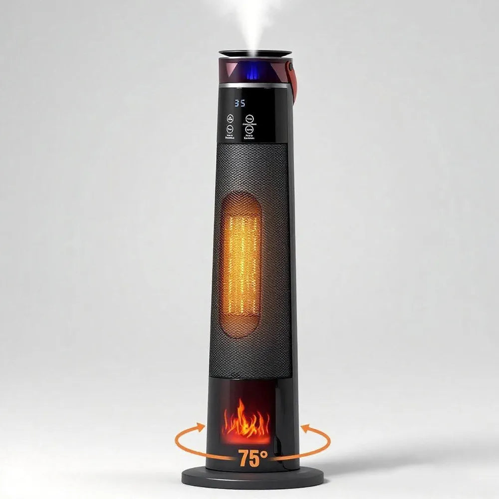Amoi 3D Ceramic Heater with Humidifier