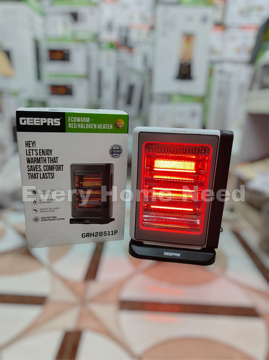 Geepas Red halogen heater 28511