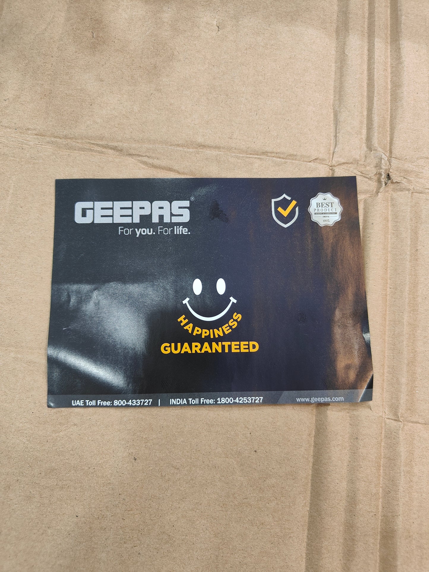 Geepas Electric Water Heating Faucet GWF61222P